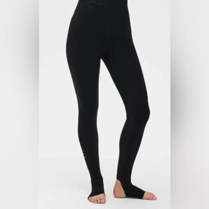 L'Original Lymphatic Stirrup Leggings Micro Perle in Black Size XL